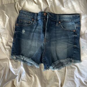 Kendall & Kylie Dark Blue Jean Shorts
